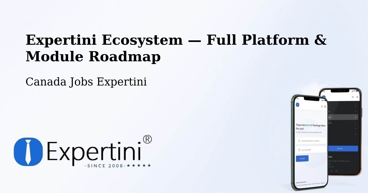 Expertini Ecosystem — Full Platform & Module Roadmap – Chatham