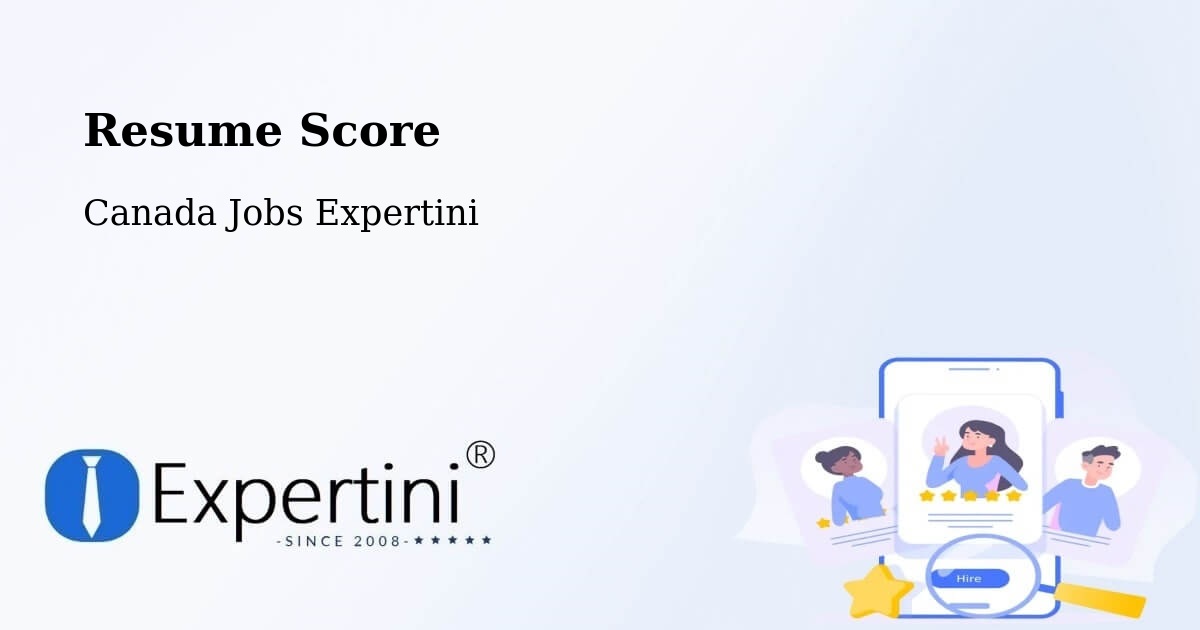 Resume Score & Job Description Match Tool – Chatham - Canada Jobs Expertini